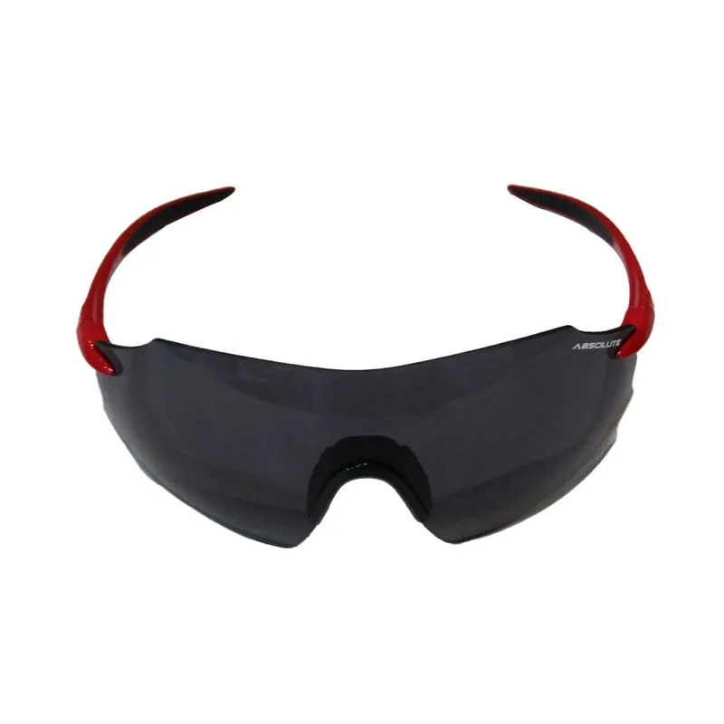 Óculos Absolute Prime Sl Em Policarbonato Vermelho Com Lente Uv 400 Fume