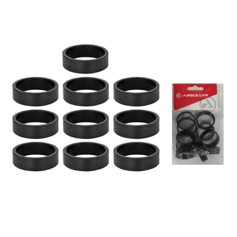 Kit Espaçadores De Direção De Bicicleta Absolute 10mm