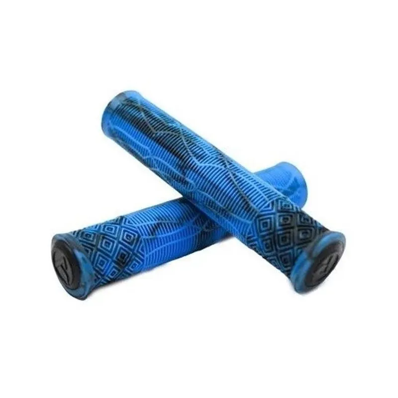 Manopla BMX3 160mm BMX / Grau / Wheeling com Tampa Azul+Preto