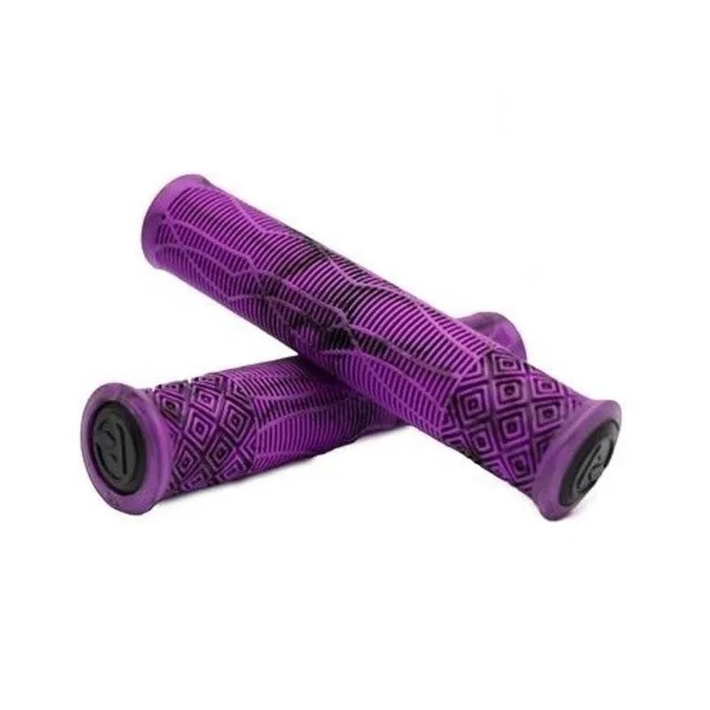 Manopla BMX3 160mm BMX / Grau / Wheeling com Tampa Roxo+Preto