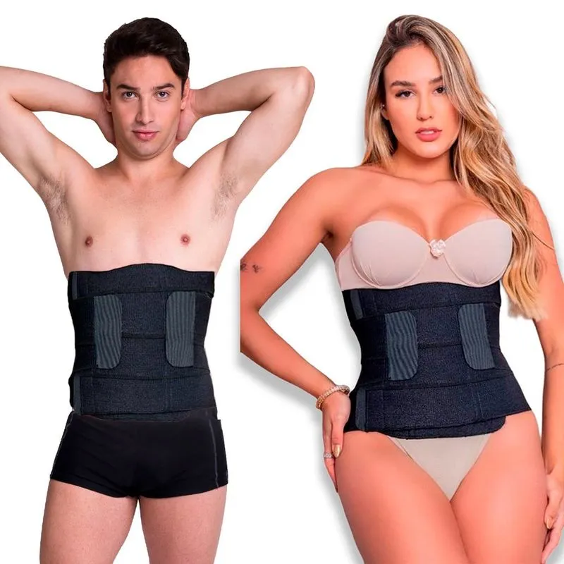 Faixa Cinta 1625E Abdominal Biobela 4 Gomos 5 Barbatanas Postural Exercicios Pos Parto Hernia