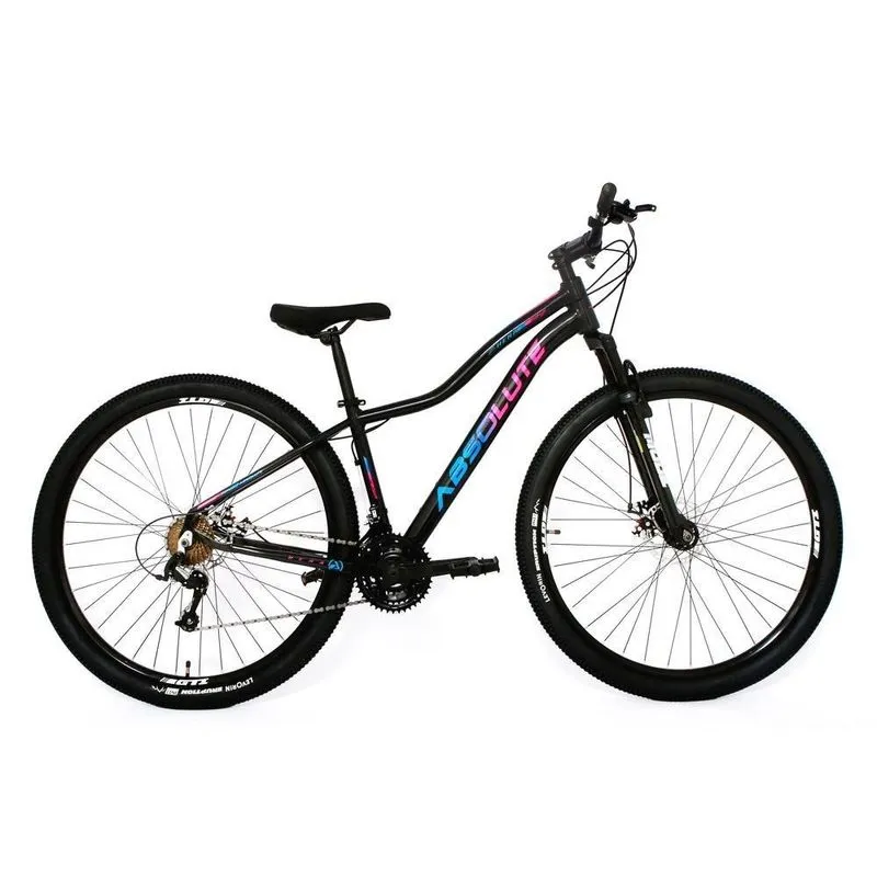 Bicicleta Absolute Hera Aro 29 Alumínio 21v para Passeio e MTB P / PRETO