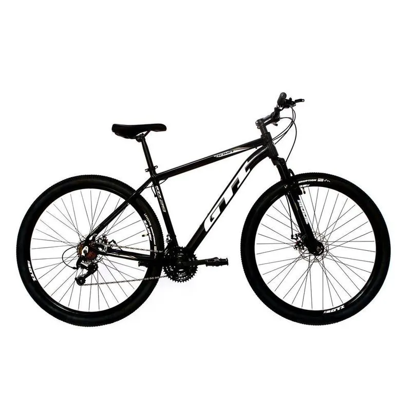 Bicicleta GTI Roma Aro 29 Alumínio 21v para Passeio e MTB Freio a Disco P / PRETO