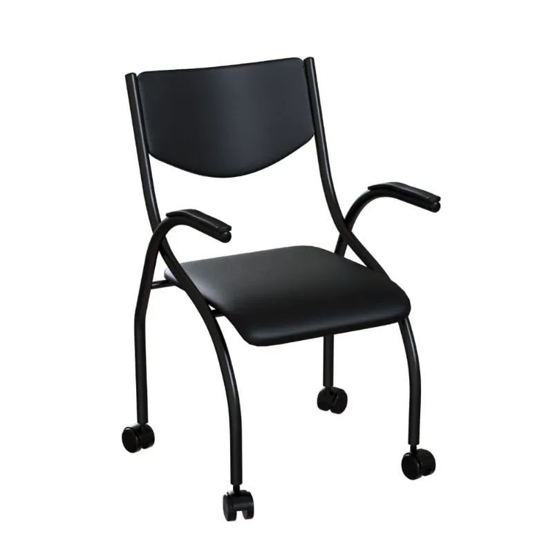 Poltrona 355 Vinil Preta