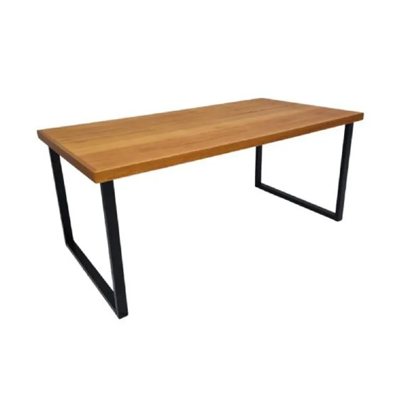 Mesa M 1788 181 Madeira Tubo Preto - Brigatto