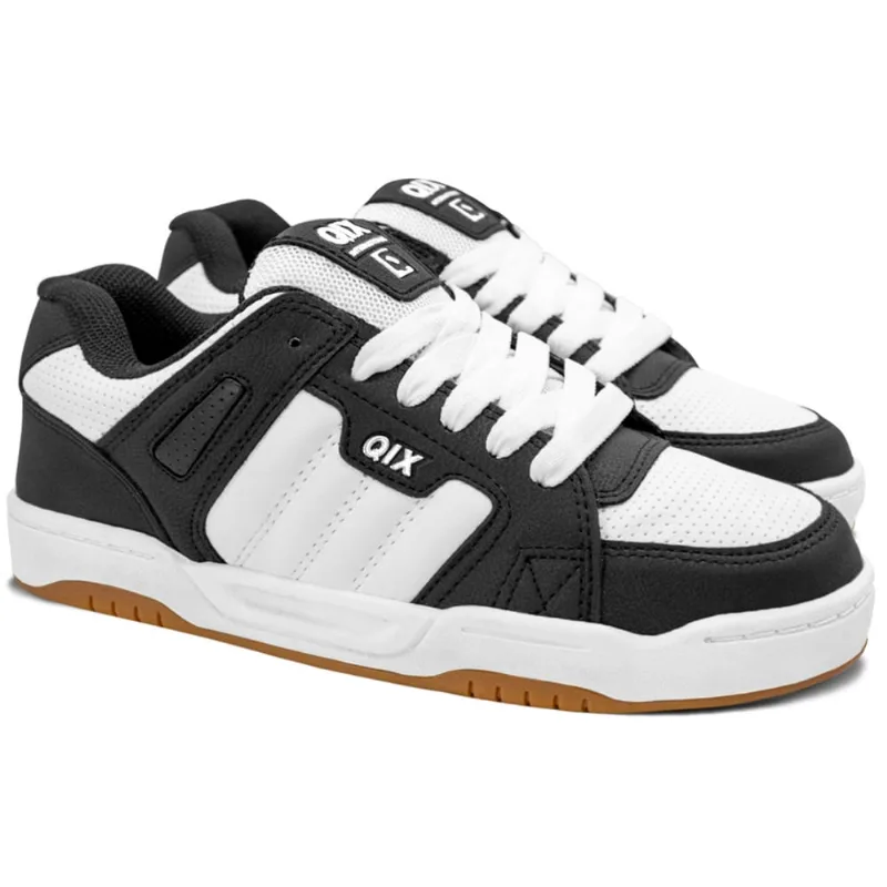 Tênis Qix Skate Square Preto Branco