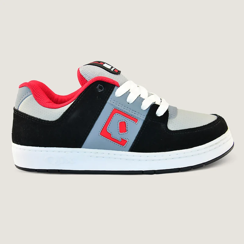 Tênis Qix 90's - Preto, Vermelho e Branco 44