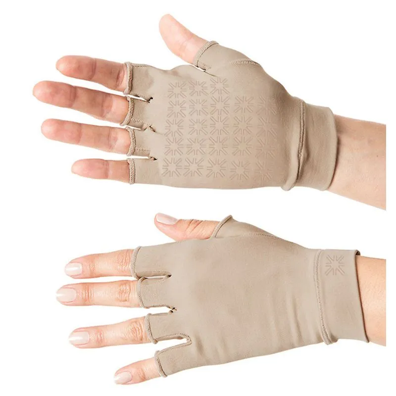 Luva Uv Line Curta Anti-idade - Tam GG Chocolate