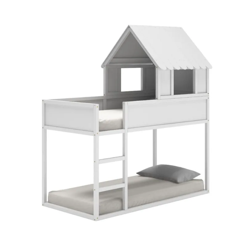 Beliche Infantil Telhadinho Fun com 5 Opções de Montagem - Branco