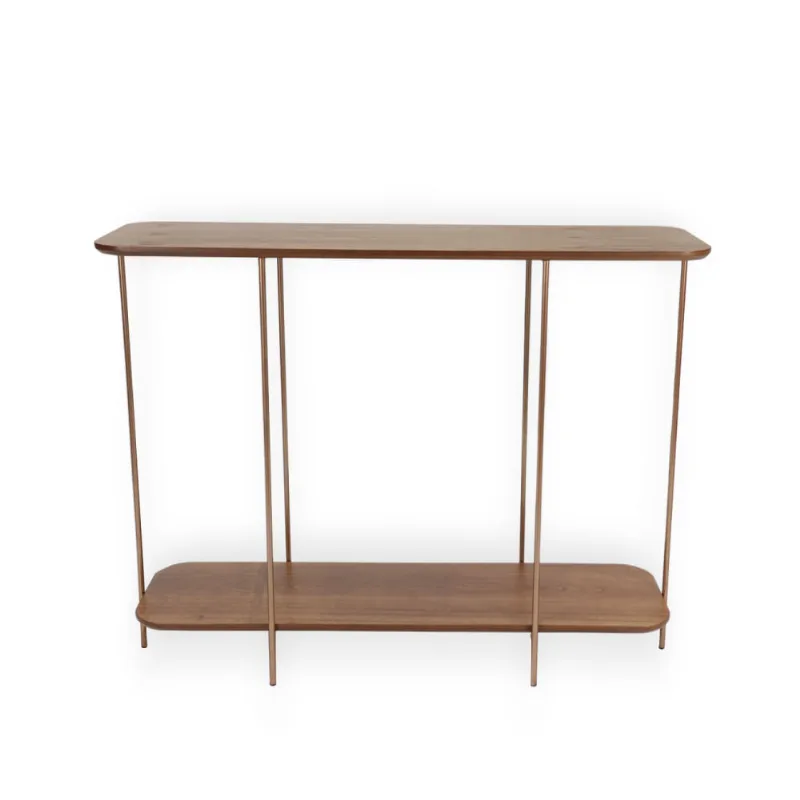 Aparador Industrial Lógica 100cm - Amêndoa/Cobre