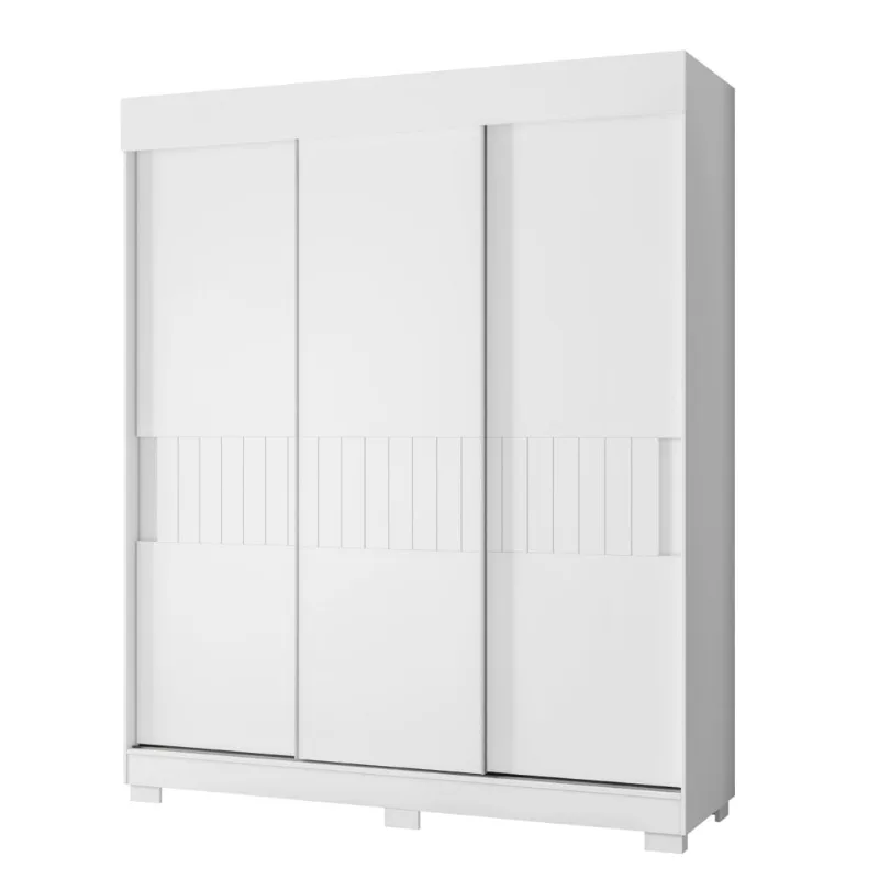 Guarda Roupa Estiletto com 3 Portas de Correr Flex - Branco