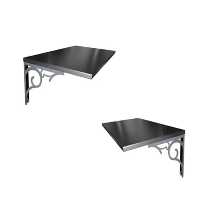 Kit com 2 Prateleiras DK em Metal - Preto