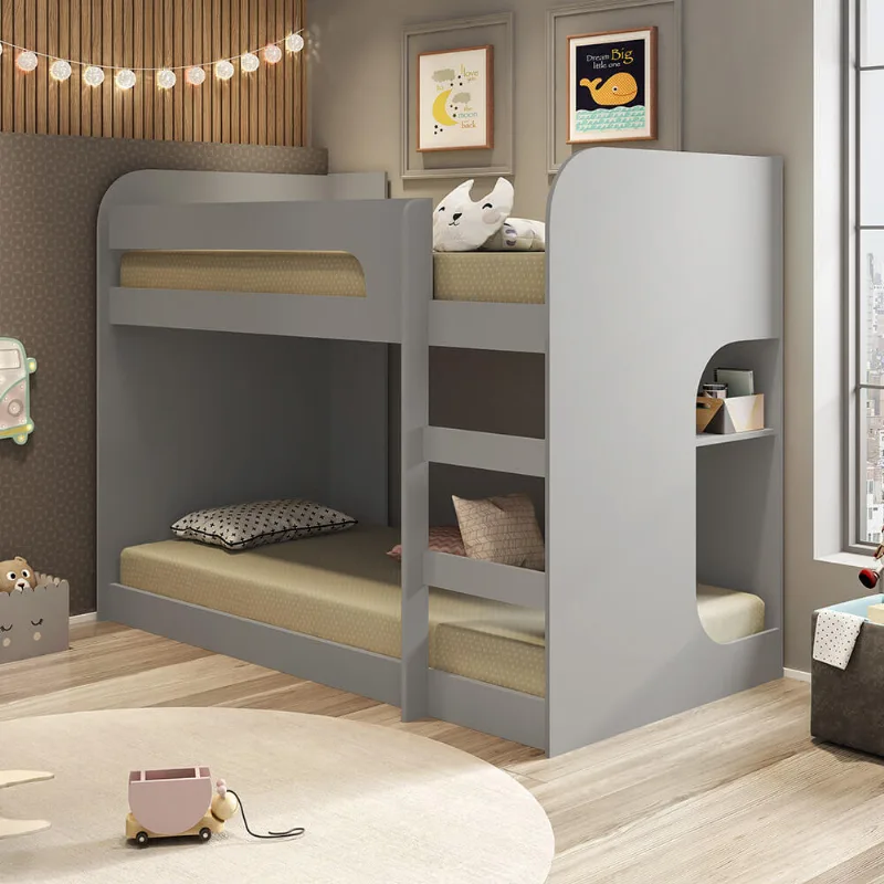 Beliche Montessoriano Baby Teen's com 1 Prateleira - Cinza