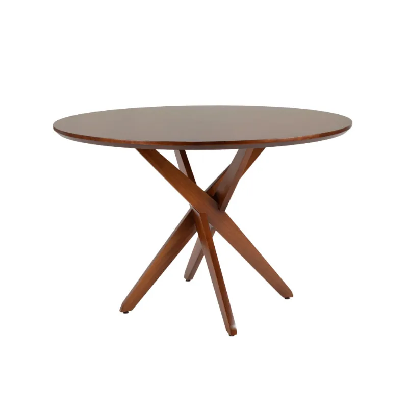Mesa de Jantar Asterisco 120 cm - Castanho