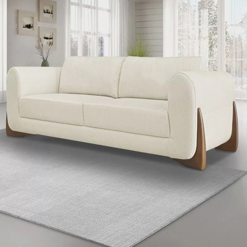 Sofá 2 Lugares 160cm Linho Djon Spezzia Decor
