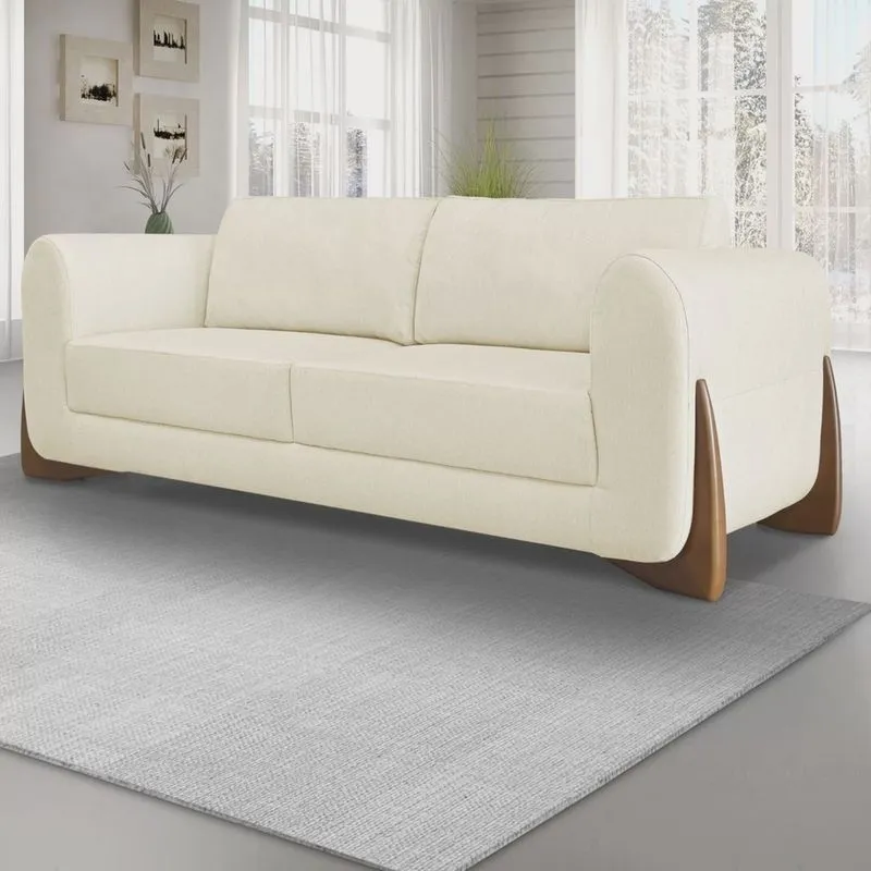 Sofá 2 Lugares 180cm Linho Djon Spezzia Decor