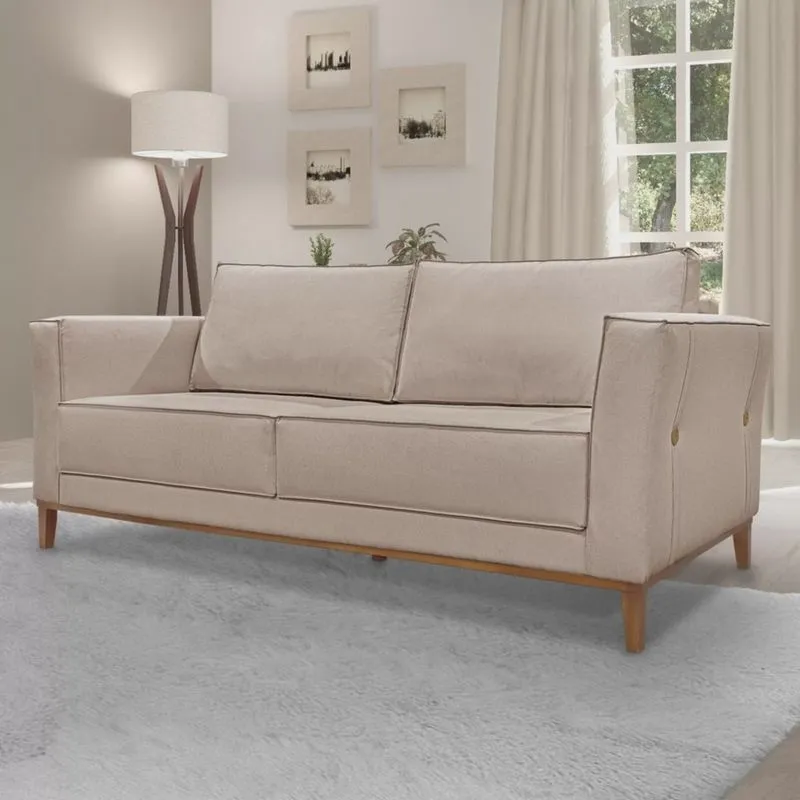 Sofá 2 Lugares 170cm Linho Brest Spezzia Decor