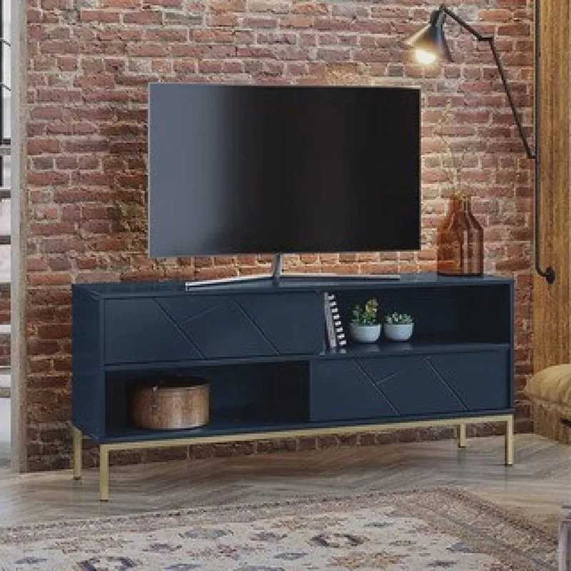 Rack Industrial para TV até 55 Polegadas 2 Portas Tétris Móveis