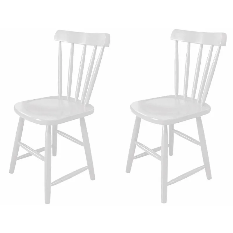 Kit 2 Cadeiras Espanha Branco Branco