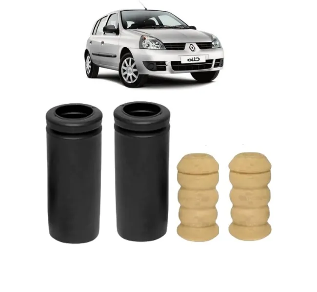 Kit Batente e Coifa Amortecedor Dianteiro para Renault Clio 1996-2016 - Proteção e Durabilidade