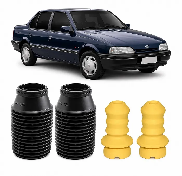 Kit Batente Coifa Amortecedor Dianteiro para Monza 1991-1996 Alta Durabilidade e Proteção