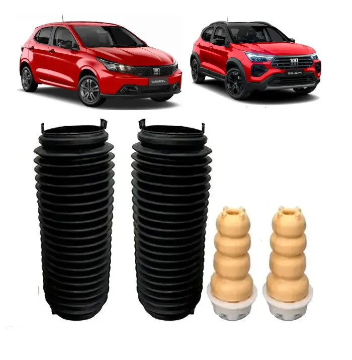 Kit Batente e Coifa Amortecedor Traseiro para Fiat Argo e Pulse | Proteção e Durabilidade