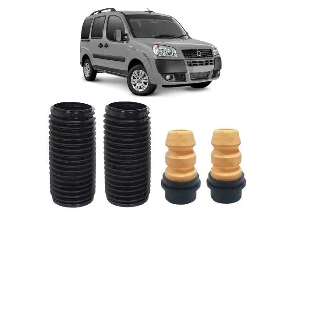 Kit Batente Coifa Amortecedor Dianteiro para Fiat Doblo 2002 a 2021 - Proteção e Durabilidade