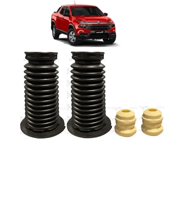 Kit Batente e Coifa Amortecedor Dianteiro para Fiat Toro 2016 a 2025 - Proteção e Durabilidade