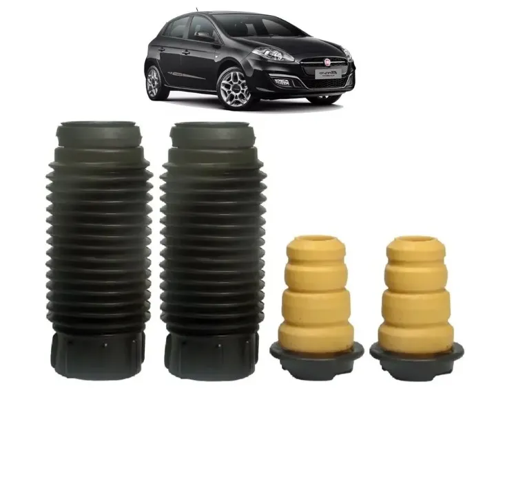 Kit Batente Coifa Amortecedor Dianteiro para Fiat Bravo 2011 a 2016 - Proteção e Durabilidade