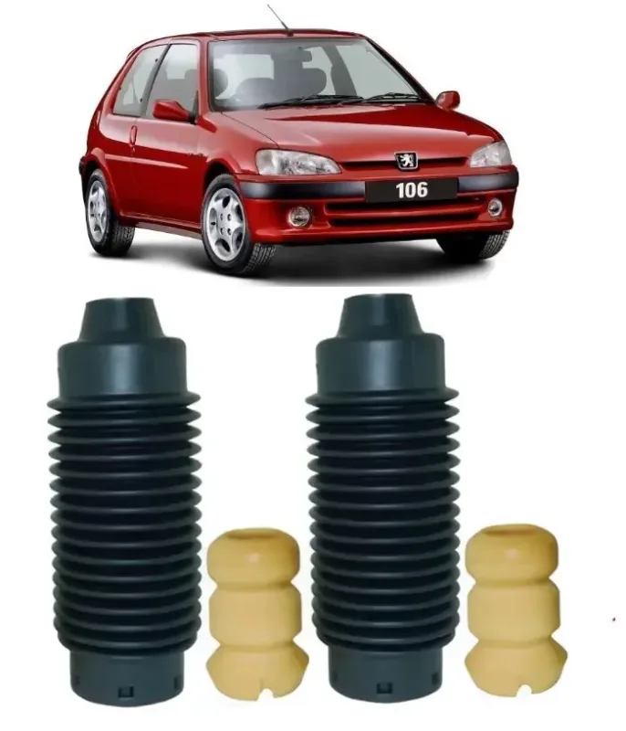 Kit Batente Coifa Amortecedor Dianteiro para Peugeot 106 1992 a 2001 - Proteção e Durabilidade