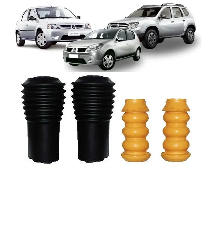 Kit Batente Coifa Amortecedor Dianteiro para Renault Duster, Captur, Logan e Sandero