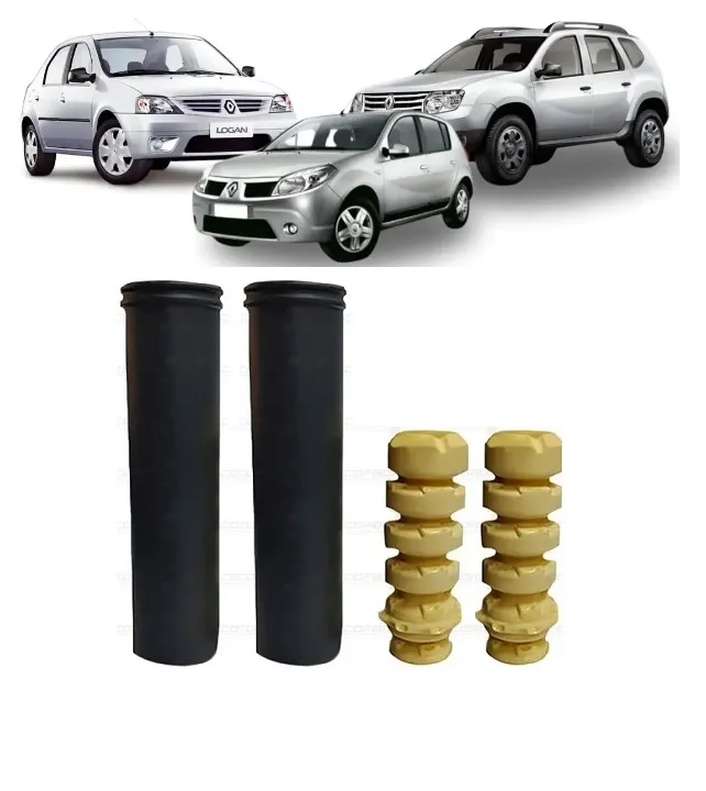 Kit Batente Coifa Amortecedor Traseiro Renault Duster Captur Logan Sandero