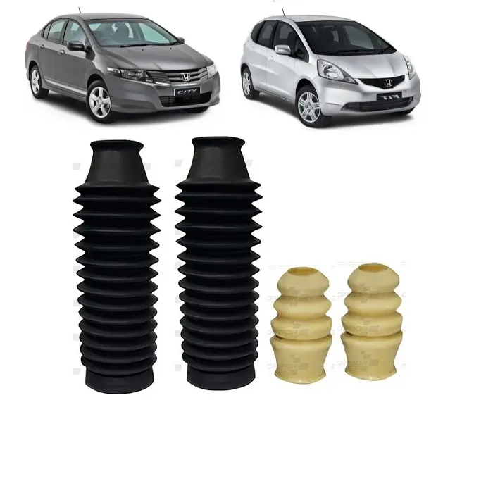 Kit Batente e Coifa Amortecedor Dianteiro Honda City 2009 a 2014 - Proteção e Durabilidade