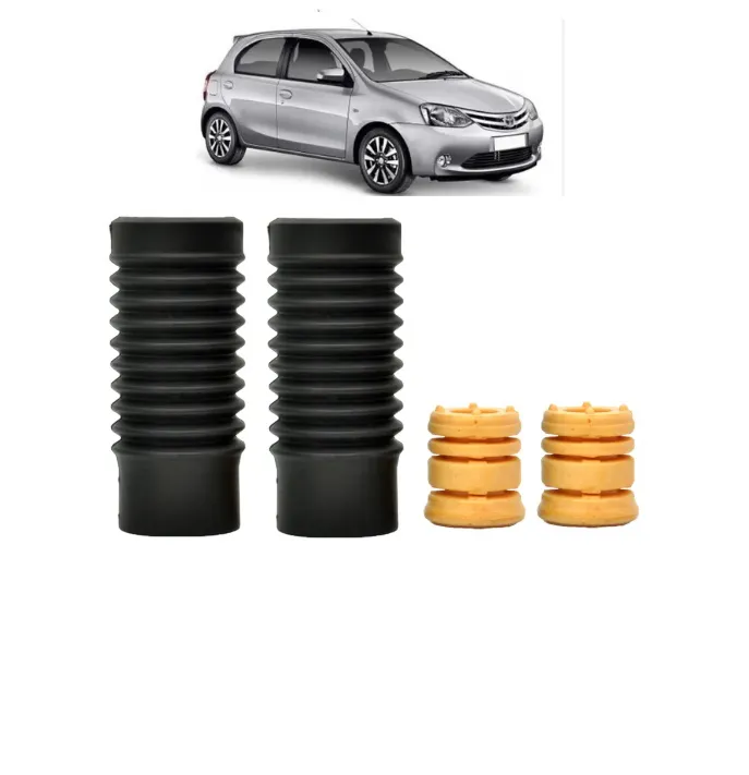 Kit Batente e Coifa Amortecedor Dianteiro para Toyota Etios 2013 a 2023 - Proteção e Durabilidade