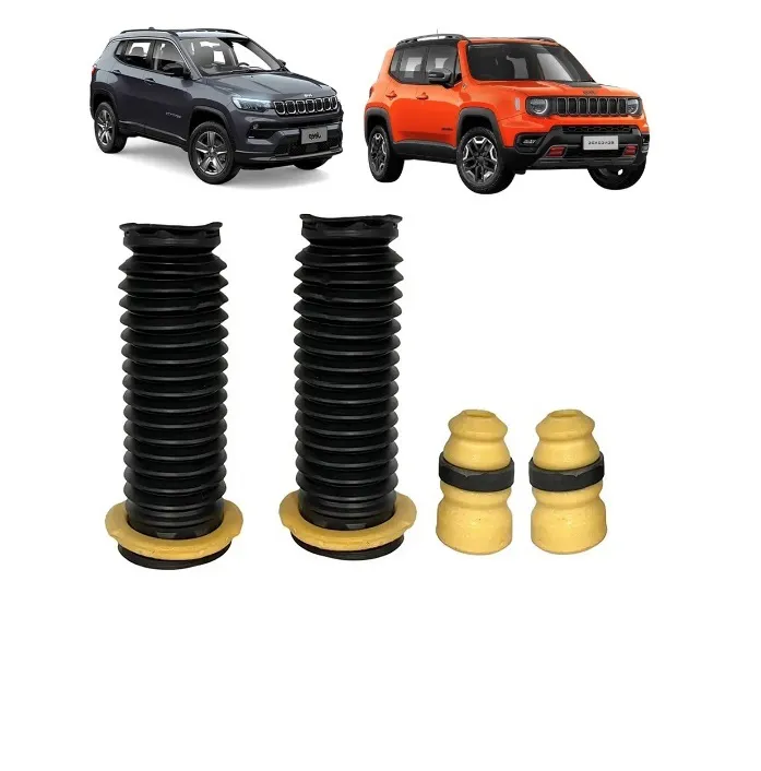 Kit Batente, Coifa e Amortecedor Traseiro para Jeep Compass e Renegade | Alta Durabilidade e Proteção