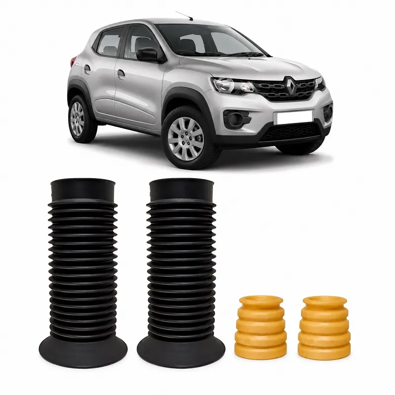 Kit Batente e Coifa Amortecedor Dianteiro para Renault Kwid 2017 a 2025 - Proteção e Durabilidade