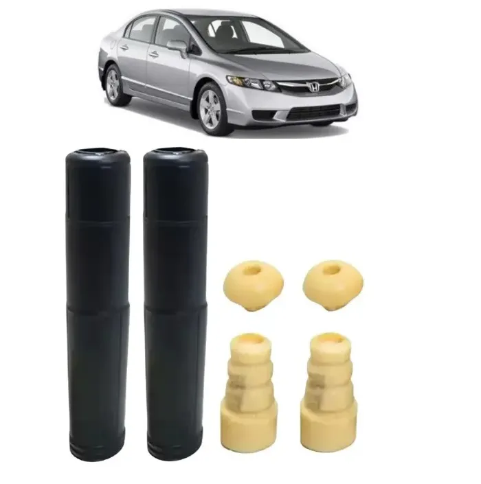 Kit Batente Coifa Amortecedor Traseiro para New Civic 2007 a 2011 - Proteção e Durabilidade