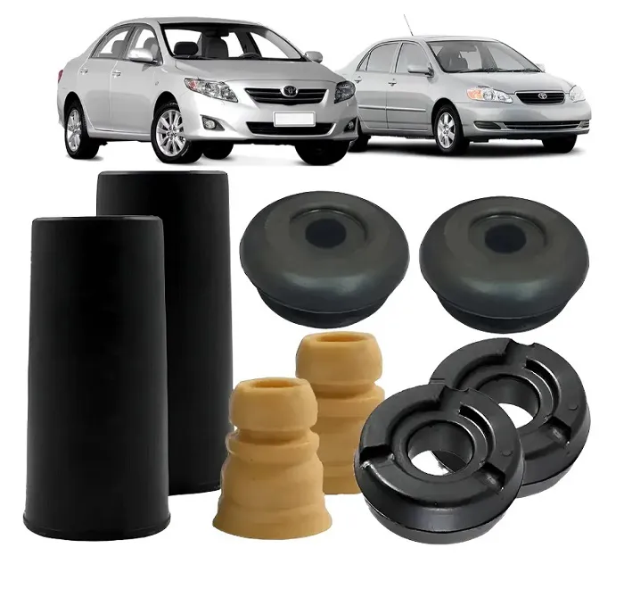 Kit Batente Coifa Amortecedor Traseiro para Toyota Corolla 2009 a 2019 - Reposição e Proteção