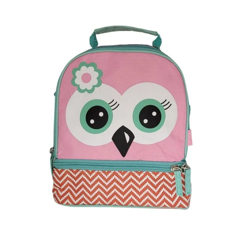 Lancheira Bolsa Térmica Infantil Meninas Meninos - Coruja