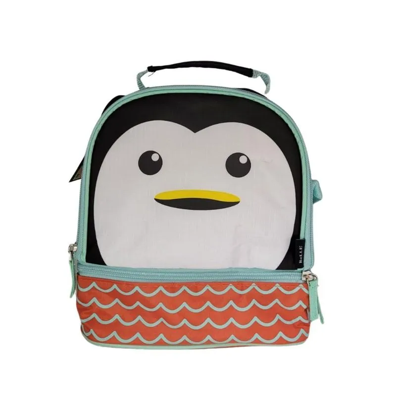 Lancheira Bolsa Térmica Infantil Meninas Meninos - Pinguim