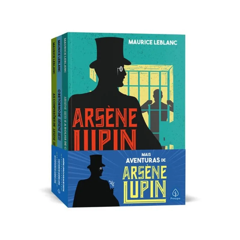 MAIS AVENTURAS DE ARSÈNE LUPIN - KIT COM 3 LIVROS