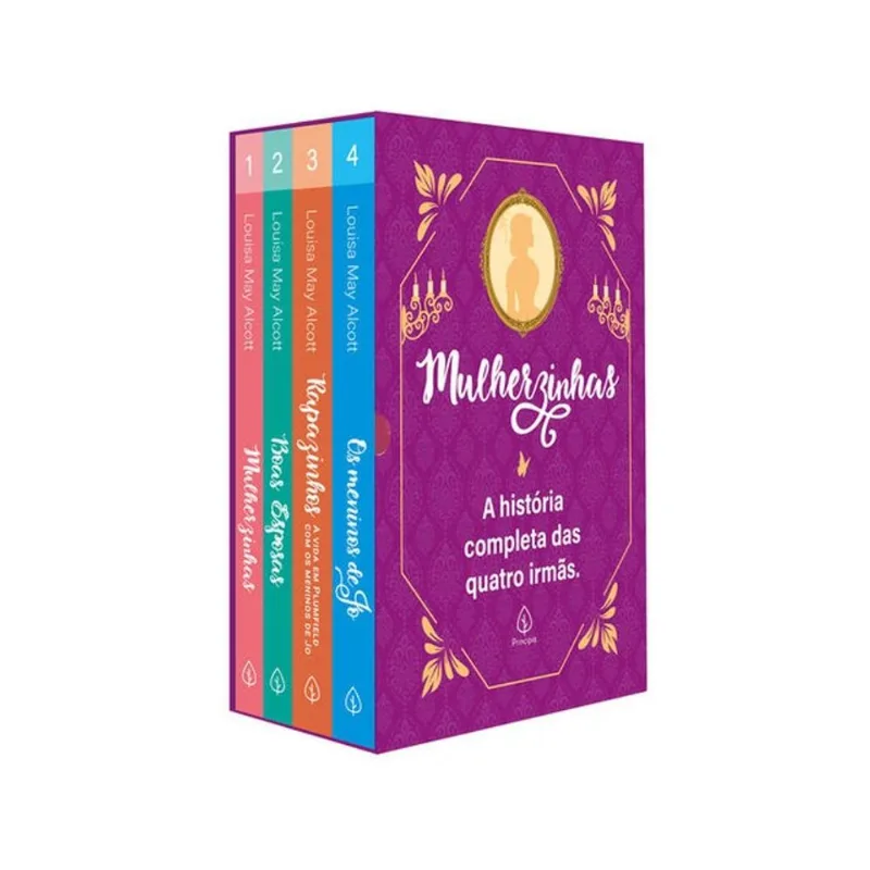 BOX MULHERZINHAS: A HISTÓRIA COMPLETA COM 4 LIVROS, BLOCO DE ANOTAÇÕES E MARCADOR DE PÁGINA