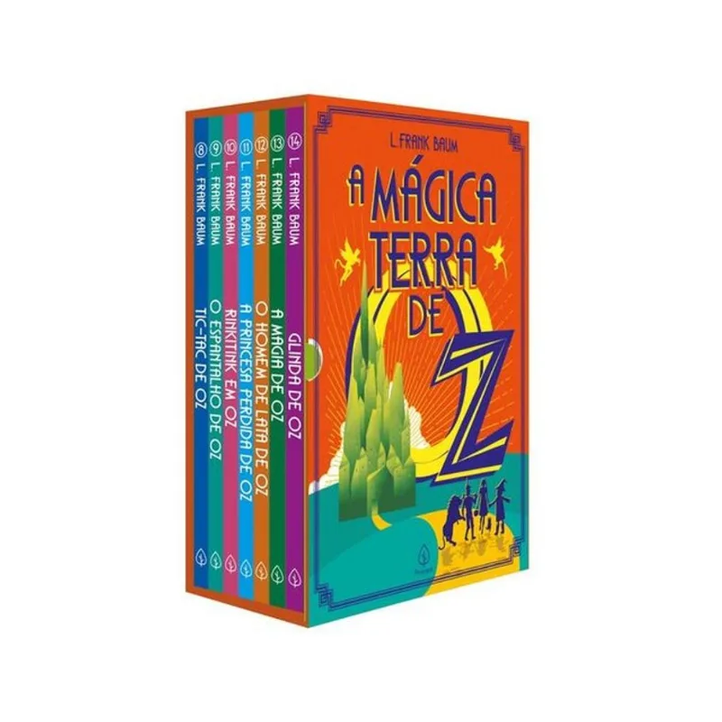 BOX - A MÁGICA TERRA DE OZ - VOL. II - COM SETE LIVROS