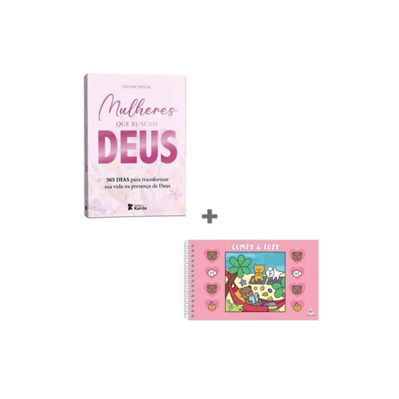 KIT - MULHERES QUE BUSCAM DEUS E COMFY AND COZY PINK