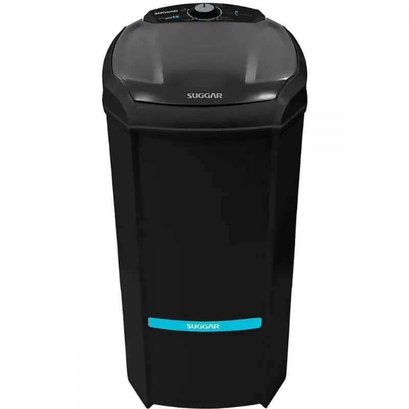 Lavadora Suggar Lavamax Eco Le1521pt 15kg Preta 220v