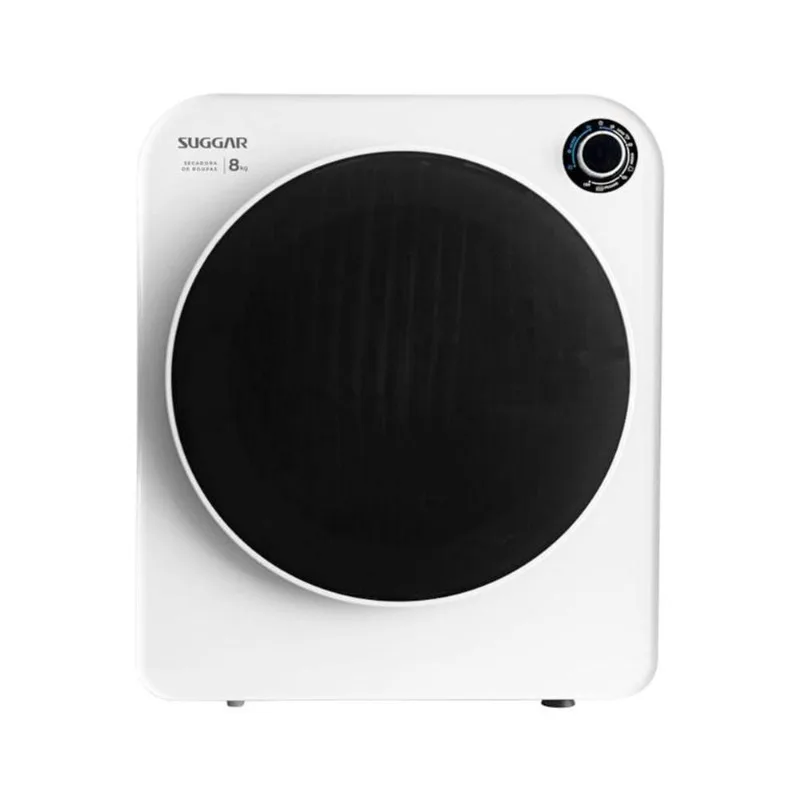 Secadora De Roupas Piso E Parede Suggar Sc8012br 8kg Timer Filtro Duplo Branco 220v