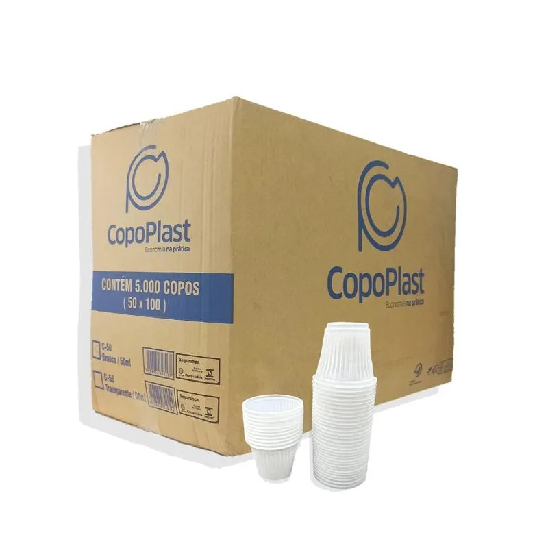 Kit Ml Copo 80 Ml Transparente Ps Descartável 10 Pct C/100