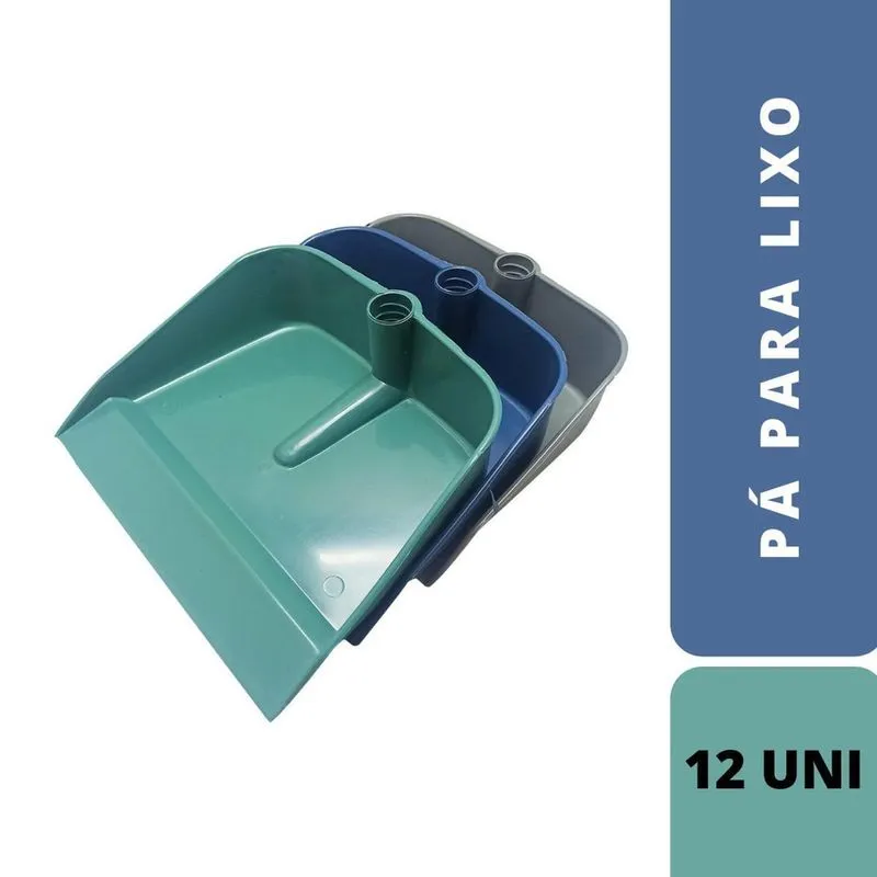 Pa Para Lixo Pequena - Caixa C/12 Unidades - Sem Cabo