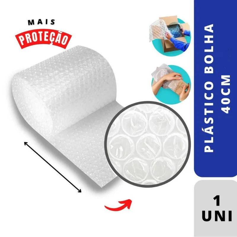 Plastico Bolha 0,40 Mt