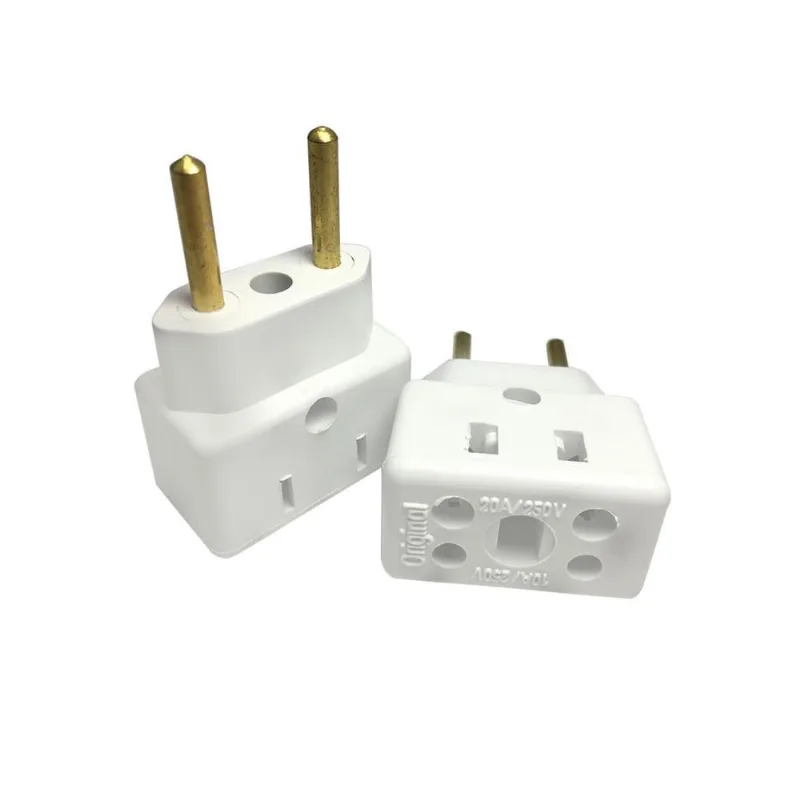 Adaptador Tomada Benjamim Bob Original 10A/20A/250V C/10Un